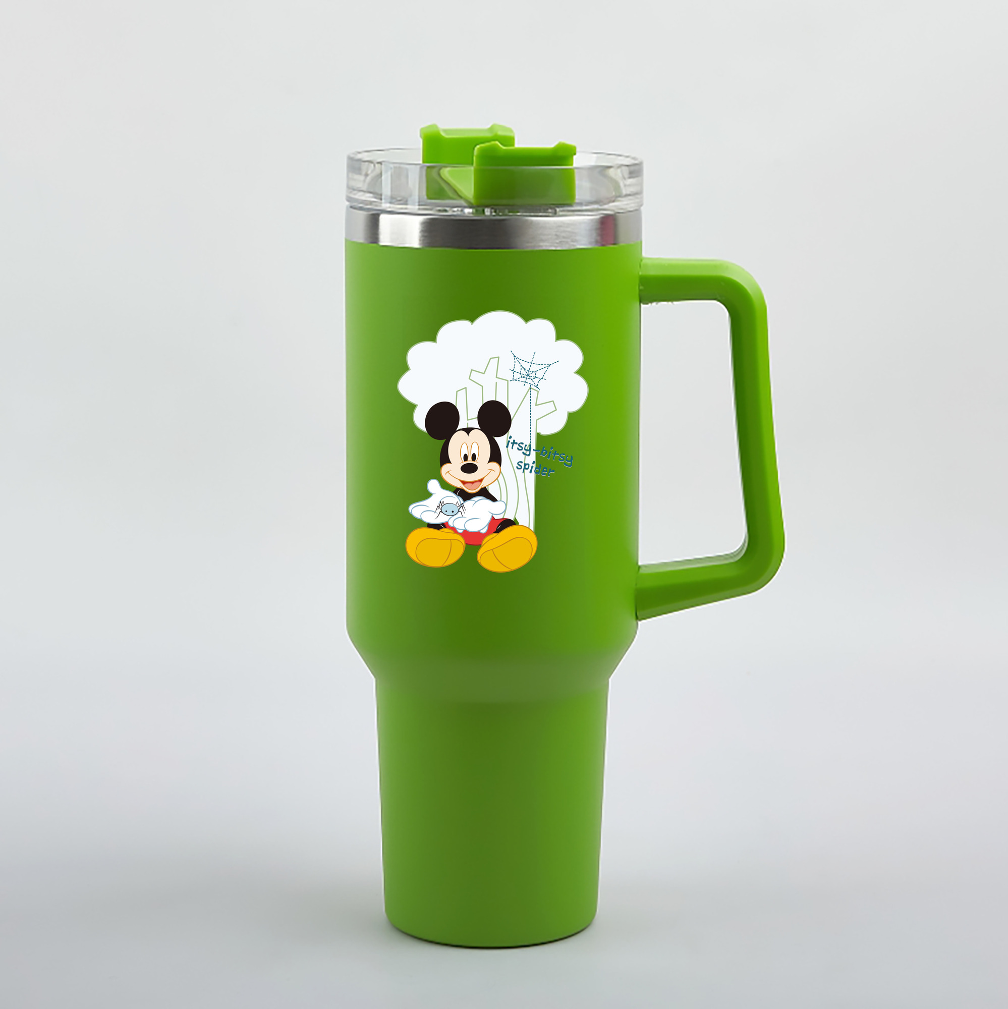 （画像用） ミッキーマウス Mickey Mouse 1200mL車用タンブラー（カラープリント）